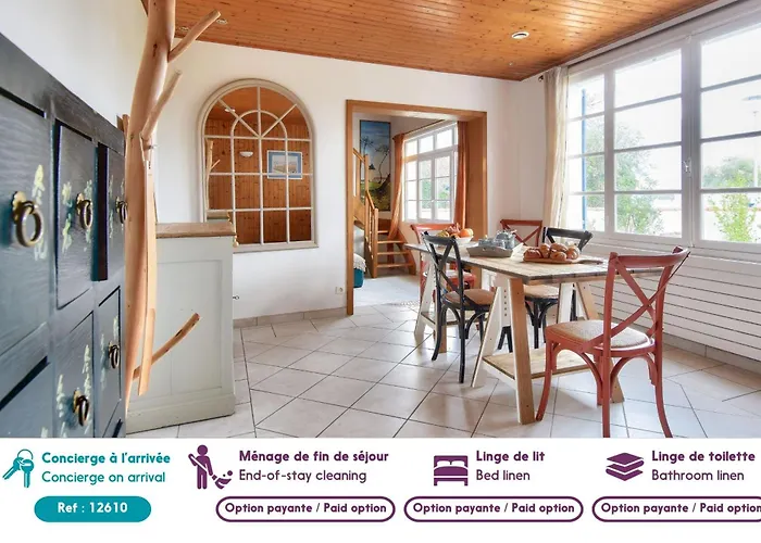 Piscine, 600m De La Plage, 6 Adultes 4 Enfants Casa de Férias La Guérinière